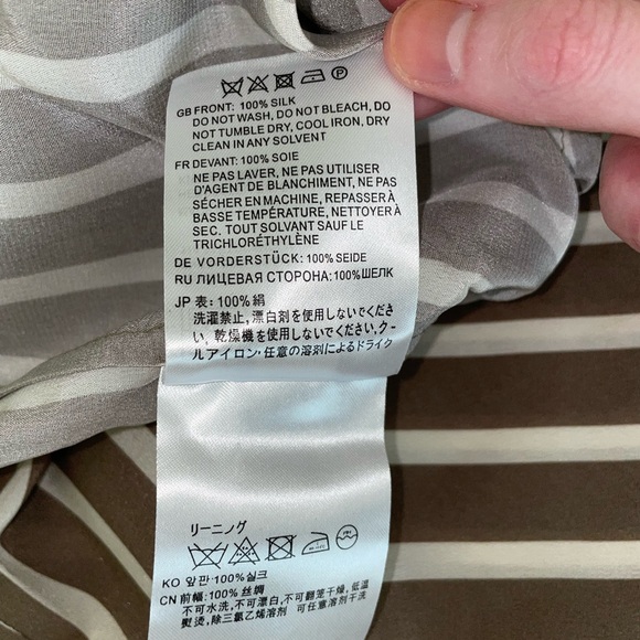 Toteme Monogram Silk Slacks - Picture 7 of 15